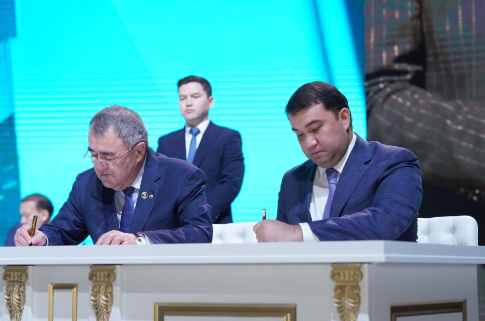 Түркістандағы экономикалық форумда 1 трлн. 55 млрд. теңгенің меморандумына қол қойылды